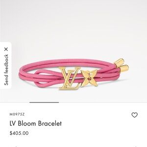 Louis Vuitton LV Bloom Bracelet in Pink